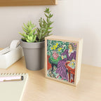 Purple Elegance in Garden Room Mini Art Print Gallery Image 2