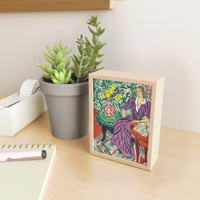 Purple Elegance in Garden Room Mini Art Print Gallery Image 2
