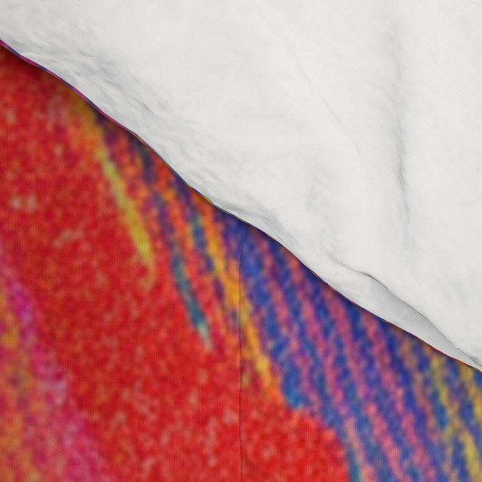 Bold Abstract Color Flow in Neon and Sunset Tones Comforter Gallery Image 4