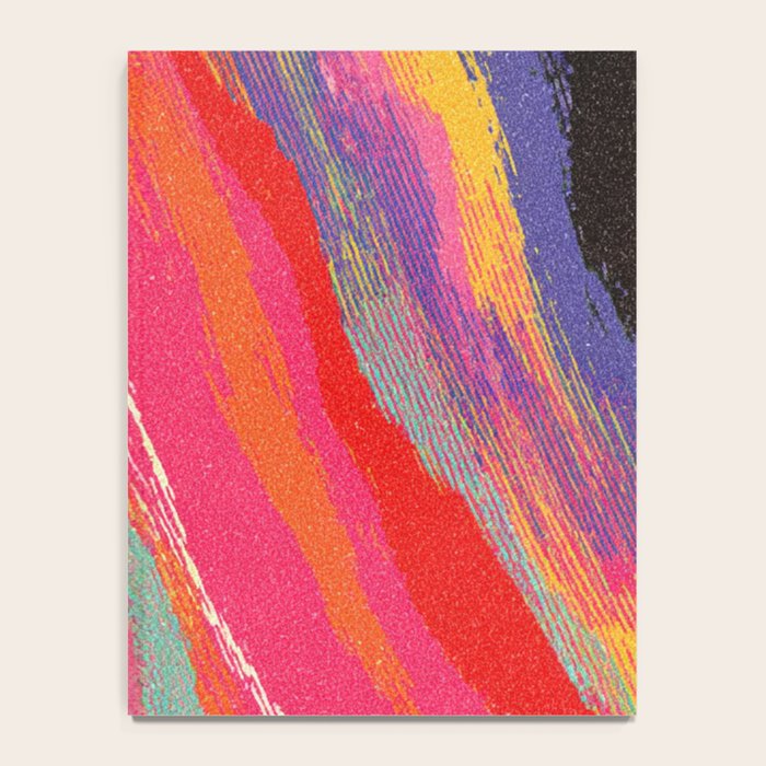 Bold Abstract Color Flow in Neon and Sunset Tones Notebook Gallery Image 4