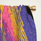 Bold Abstract Color Flow in Neon and Sunset Tones Window Curtain Gallery Image 2