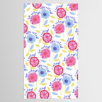 United We Grow - Vote | Floral in Red, Pink, & Blue Tablecloth Gallery Image 2