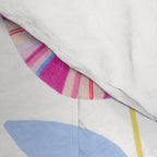 United We Grow - Vote | Floral in Red, Pink, & Blue Comforter Gallery Image 4