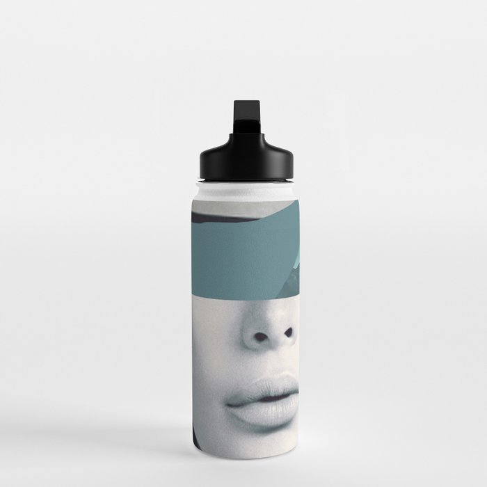 woman portrait /collage 3 Water Bottle Gallery Image 3