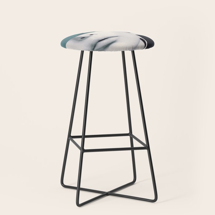 woman portrait /collage 3 Stool Gallery Image 1