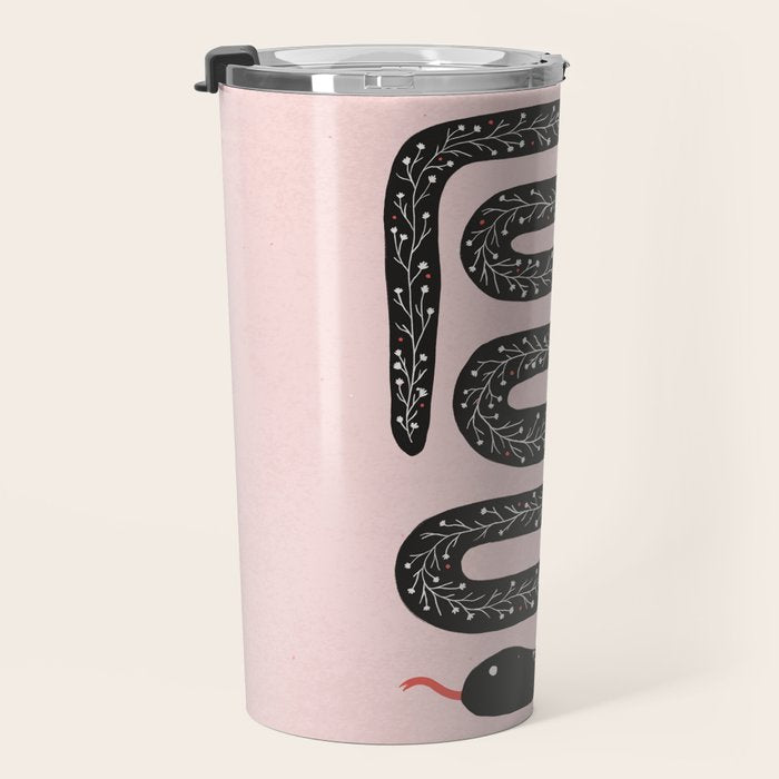 Flower Snake Travel Mug Gallery Image 3