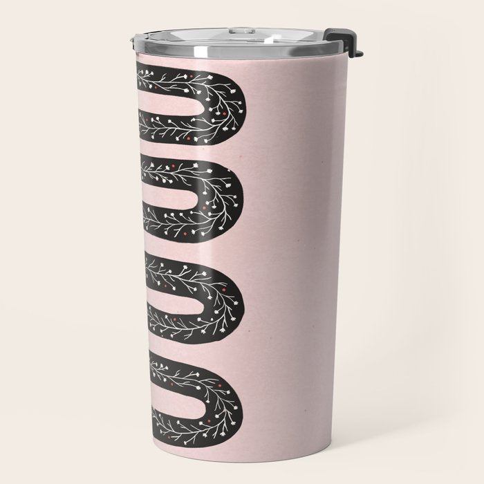 Flower Snake Travel Mug Gallery Image 2