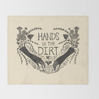 Hands in the Dirt Throw Blanket Gallery Image 2