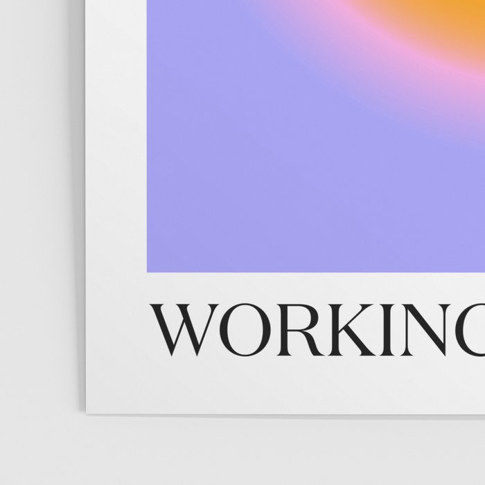 Working On My Aura Purple 2 Poster Gallery Image 3