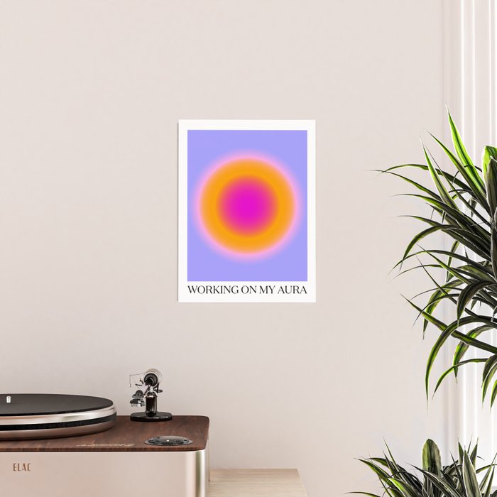 Working On My Aura Purple 2 Poster Gallery Image 2