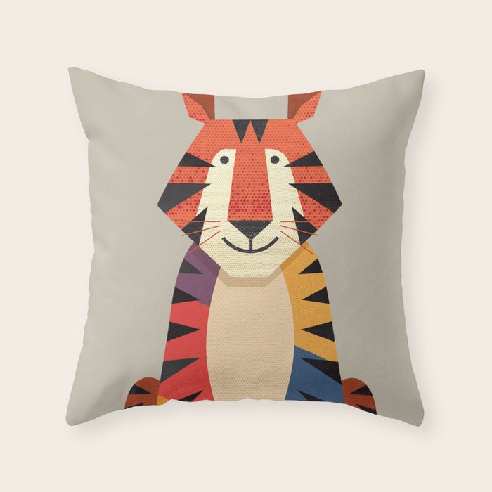 Tiger Throw Pillow Gallery Image 6