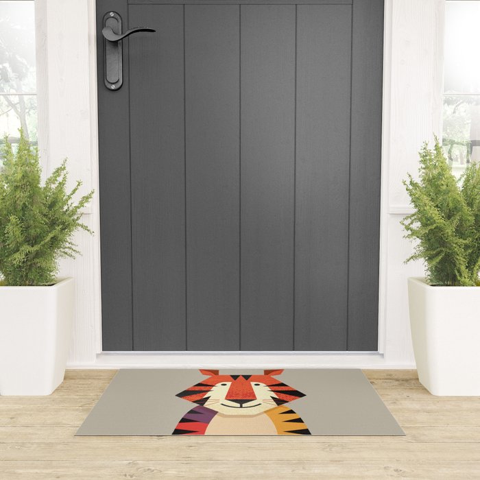 Tiger Welcome Mat Gallery Image 3