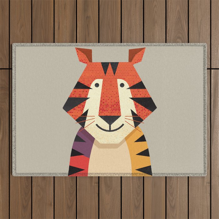 Tiger Outdoor Rug Gallery Image 1