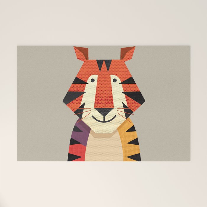 Tiger Welcome Mat Gallery Image 1