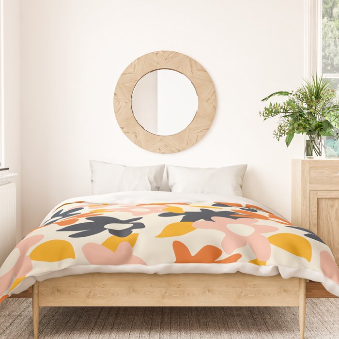 Abstract flower art pattern Duvet Cover Gallery Image 3
