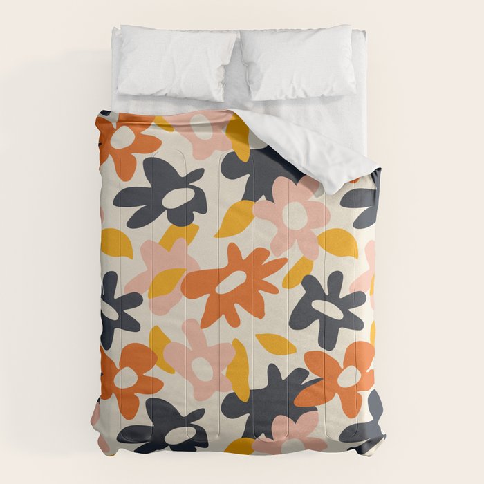 Abstract flower art pattern Comforter Gallery Image 6