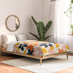 Abstract flower art pattern Comforter Gallery Image 2