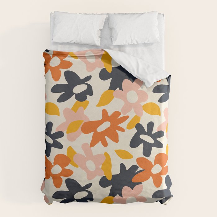 Abstract flower art pattern Duvet Cover Gallery Image 1