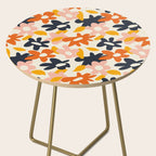 Abstract flower art pattern Side Table Gallery Image 2