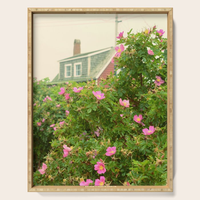 Beach Roses Serving Tray Gallery Image 1
