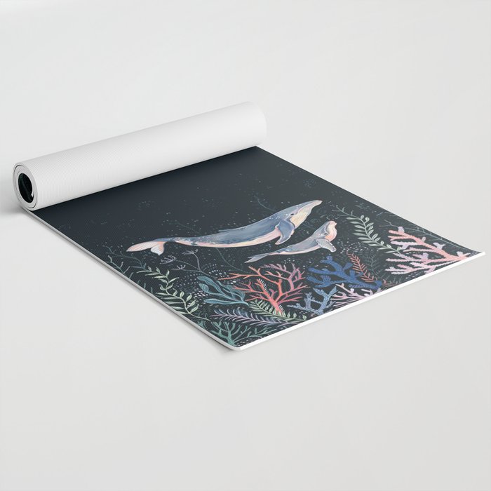 Whales and Coral Yoga Mat Gallery Image 2