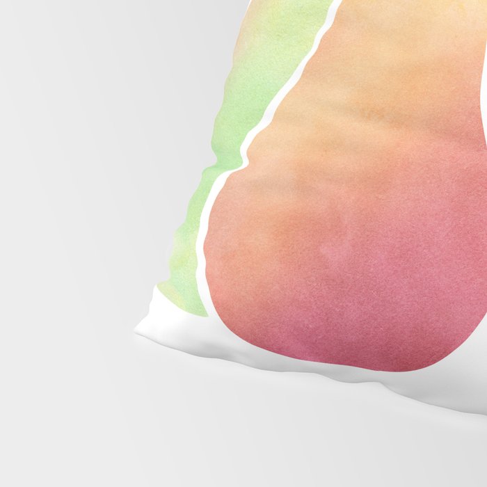 Watercolor Pears / Fruit Illustration Pillow Sham Gallery Image 4