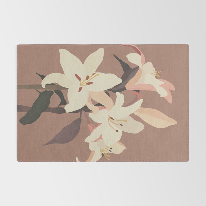 White Lilies 3 Rug Gallery Image 2