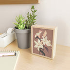 White Lilies 3 Mini Art Print Gallery Image 2