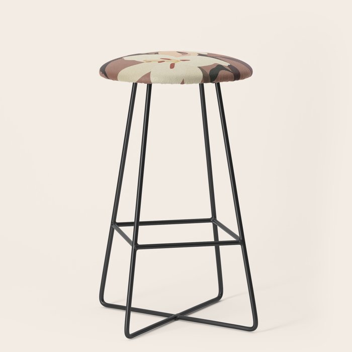 White Lilies 3 Stool Gallery Image 1