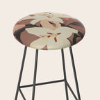 White Lilies 3 Stool Gallery Image 2