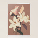 White Lilies 3 Stationery Card Gallery Image 2