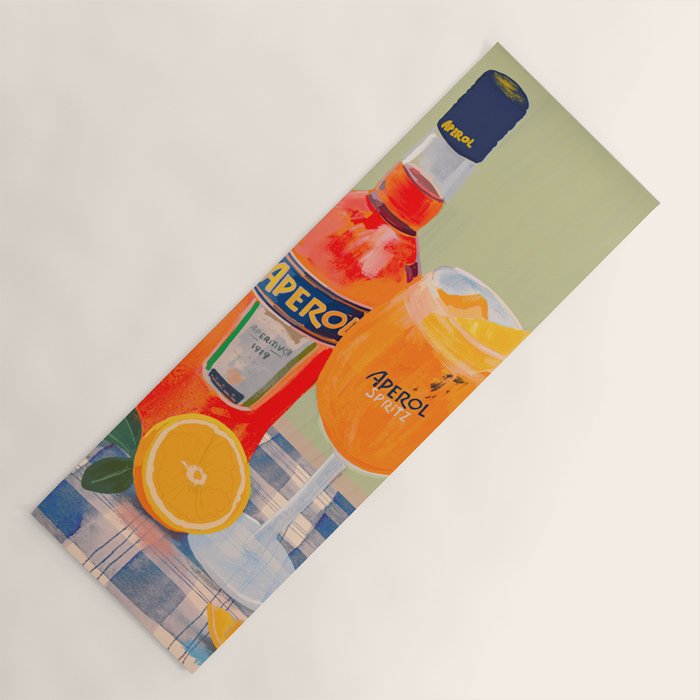 Aperol Spritz Yoga Mat Gallery Image 1