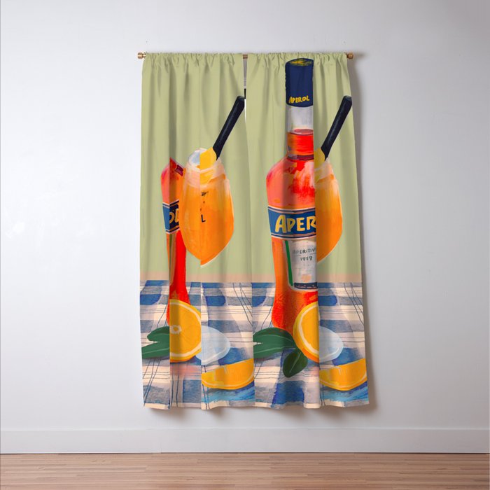 Aperol Spritz Window Curtain Gallery Image 3