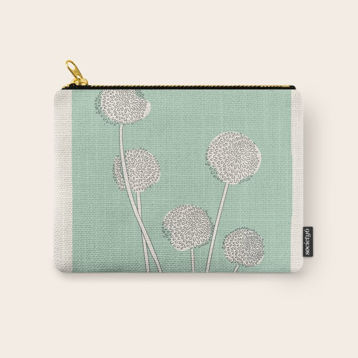 Abstract Dandelions Carry All Pouch Gallery Image 1
