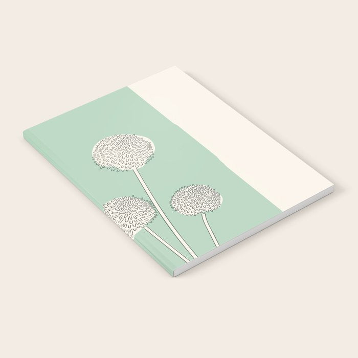Abstract Dandelions Notebook Gallery Image 1