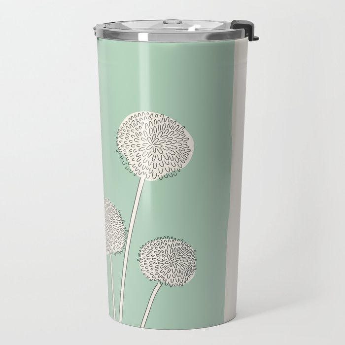 Abstract Dandelions Travel Mug Gallery Image 2