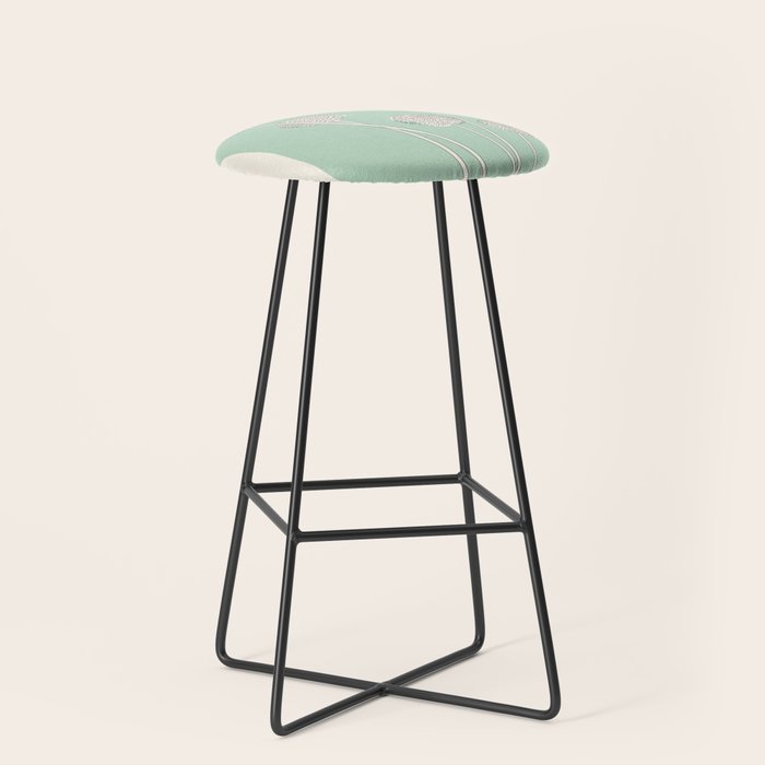 Abstract Dandelions Stool Gallery Image 1