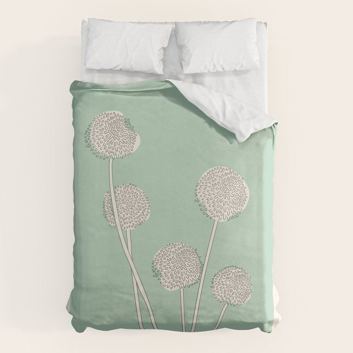 Abstract Dandelions Duvet Cover Gallery Image 6