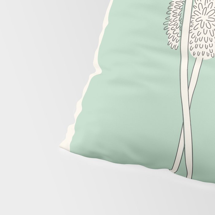 Abstract Dandelions Pillow Sham Gallery Image 4