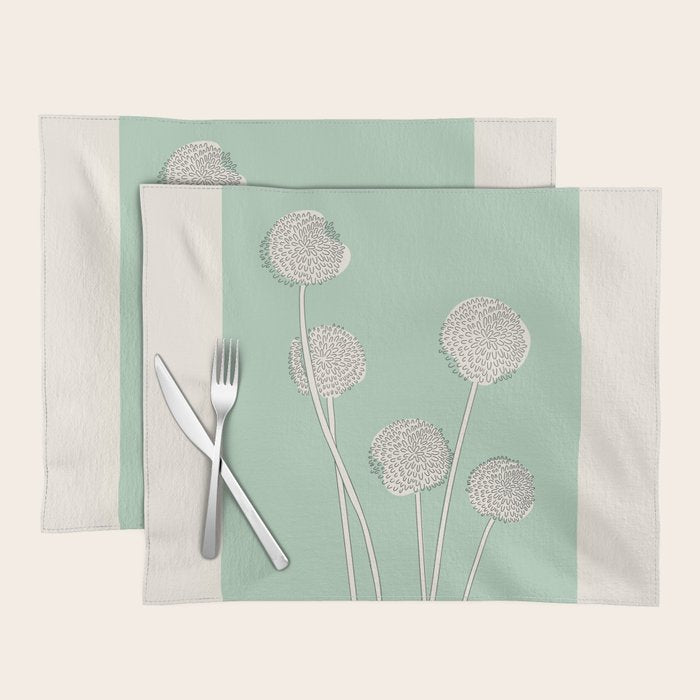 Abstract Dandelions Placemat Gallery Image 1
