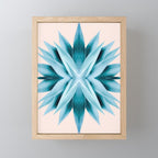 Agave mandala Mini Art Print Gallery Image 1