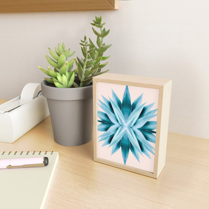 Agave mandala Mini Art Print Gallery Image 2