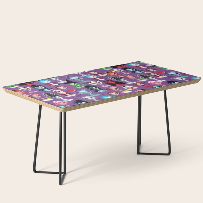 Spooky Dolls Purple Coffee Table Gallery Image 1