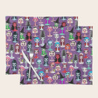 Spooky Dolls Purple Placemat Gallery Image 1