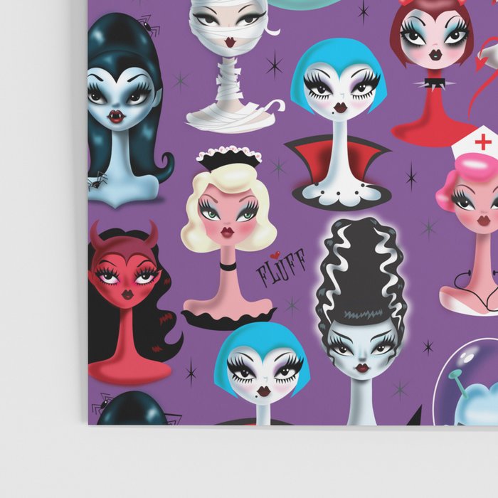 Spooky Dolls Purple Poster Gallery Image 3