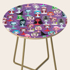 Spooky Dolls Purple Side Table Gallery Image 2