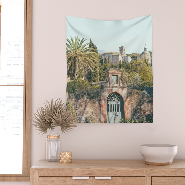 Tropical Forum - Rome Italy Travel Photography Wall Tapestry Gallery Image 2