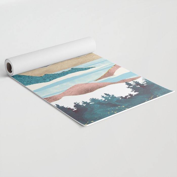 Lake Sunrise Yoga Mat Gallery Image 2