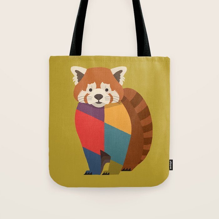 Red Panda Tote Bag Gallery Image 1