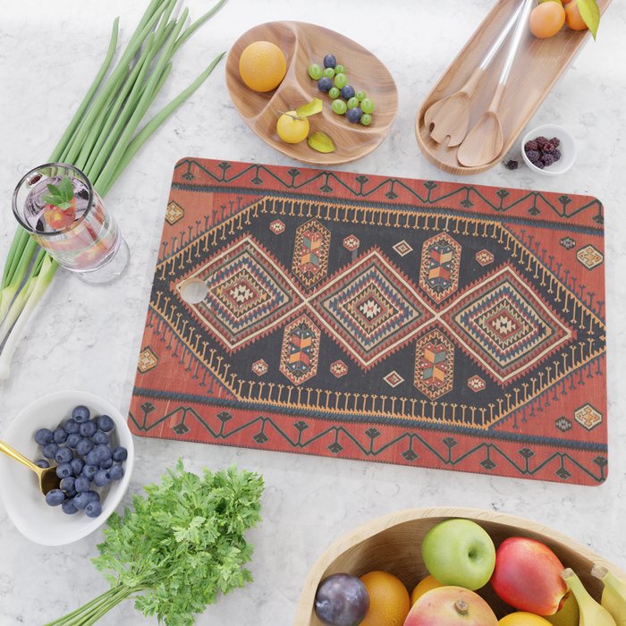 Heritage Bohemian Rug Cutting Board Gallery Image 2